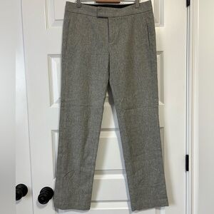Rag & Bone Wool Classic Gray Straight Leg Trouser Dress Pants Size 2